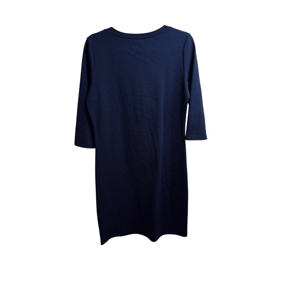 Lou Lou and Co The Everyday Dress Sz M Maternity Nursing Navy Blue Comfy Casual - Picture 6 of 8